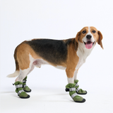 Flex Shell Waterproof Dog Boots - Green