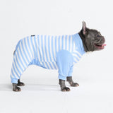 Dog Pajama - Blue Stripes