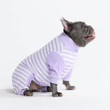 Dog Pajama - Purple Stripes