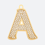 Initial Letter Jewelry Tag - A
