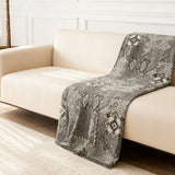 Pet Couch Cover - Rustic Bohemian Grey