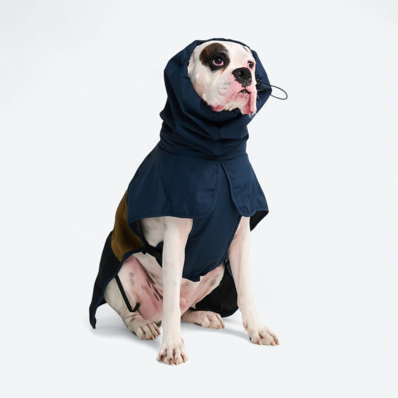 Impermeabile per cani Breatheshield™ - Blu Oro Nero