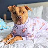 Pyjama pour chien - Quand les cochons volent - Violet