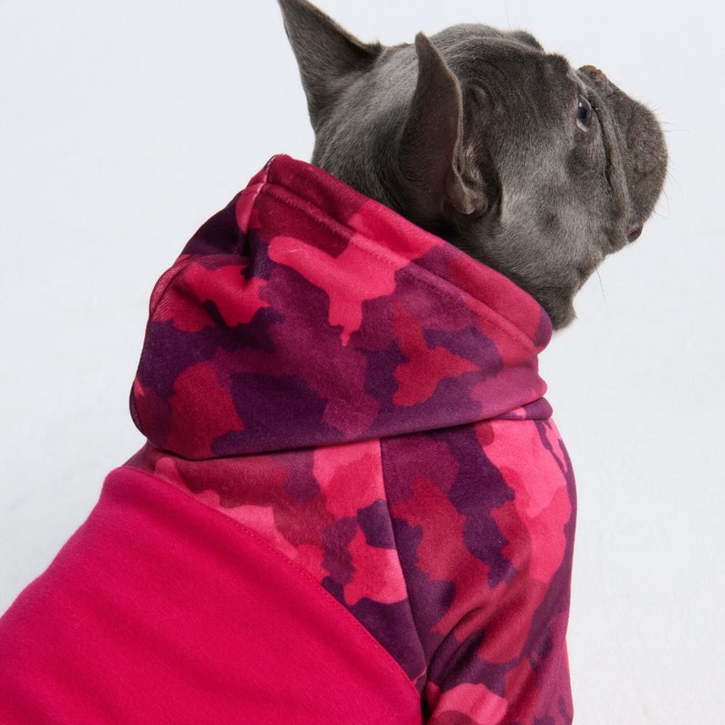 Fuchsia Camo Human Hoodie