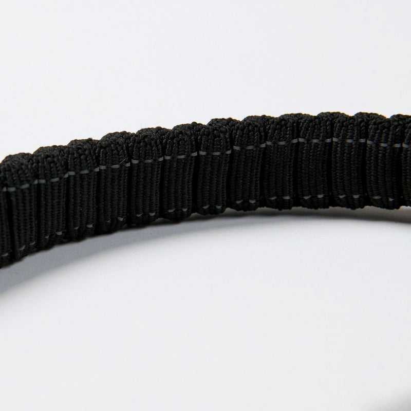 多機能シートベルト対応ハンズフリーリード＆うんち袋ホルダーセット – ブラック