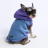 Chaqueta reversible - Morado y azul