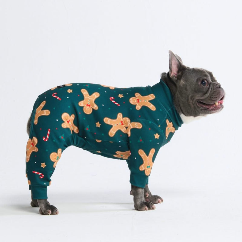 Dog Christmas Pajama - Gingerbread Man