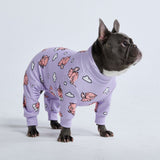 Pijama para Perro - Cuando los cerdos vuelan - Morado