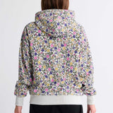 Vintage Bloemen Honden-Hoodie - Lichtgrijs