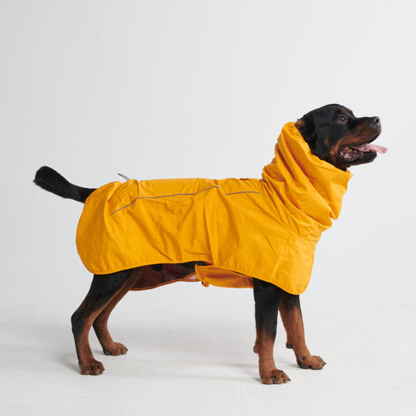 Breatheshield™ Imperméable pour chien - Jaune moutarde