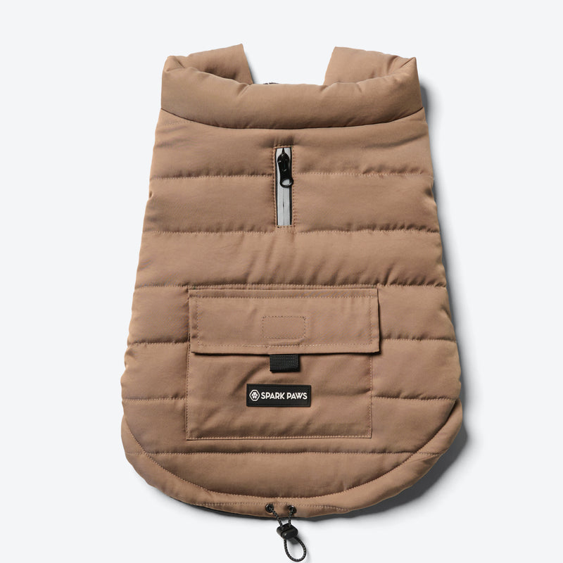 WarmShield Water-Resistant Jacket - Tan