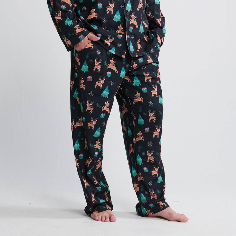 Pantaloni da pigiama natalizi umani