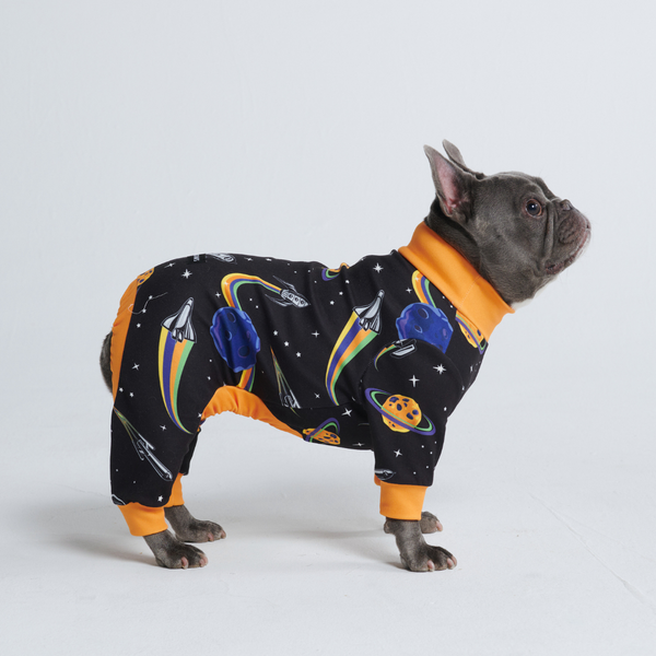 Hunde Pyjama - Weltraum