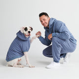 Essential Dog Hoodie - Slate Blue