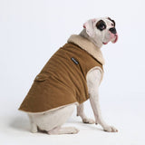 Corduroy Insulated Jacket - Brown