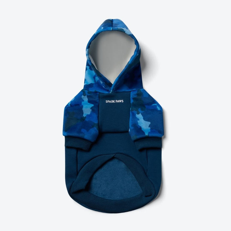 Sweat à capuche pour chien Blue Camo