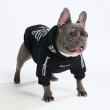 Halloween Dog Hoodie - Reflective Skeleton