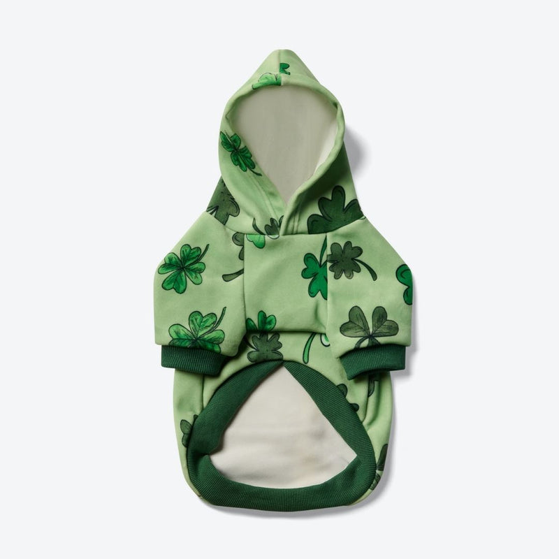 Sweat à capuche pour chien St. Patty's - Vert clair