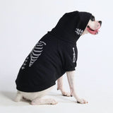 Halloween Dog Hoodie - Reflective Skeleton