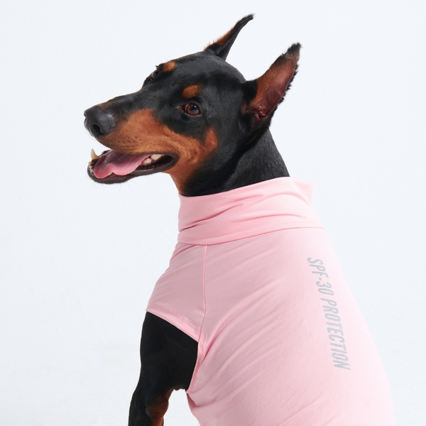 Maglietta per cani Sunblock - Rosa