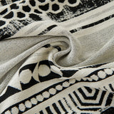 Pet Couch Cover - Modern Mosaic Black