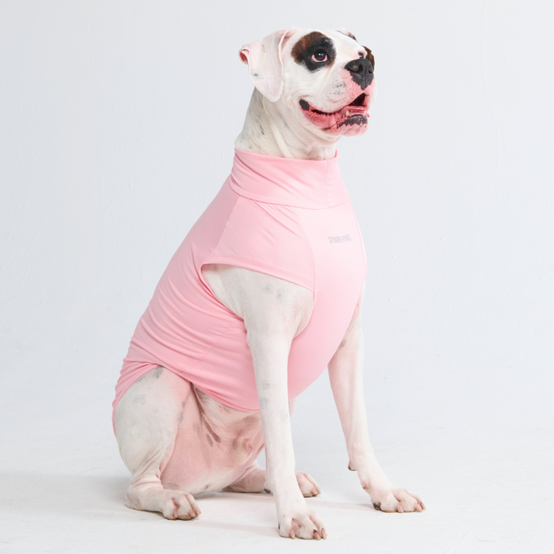 T-shirt pour chien avec écran solaire - Rose