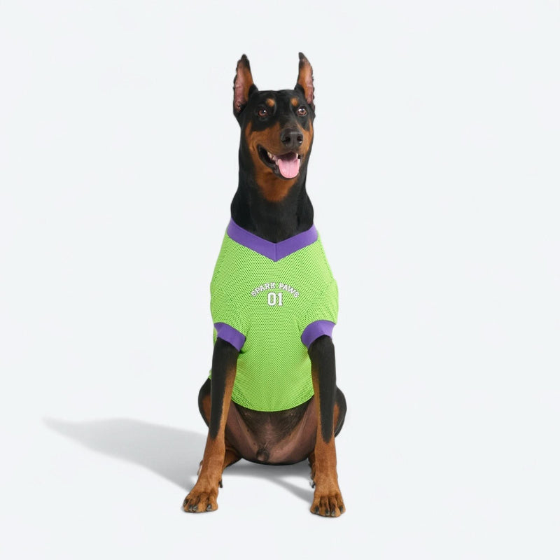 Maglia da calcio in rete - Verde Lime