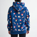 La felpa per umani Francia – Blu