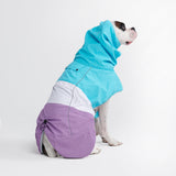 Chubasquero para perros Breatheshield™ - Verde azulado Blanco Púrpura