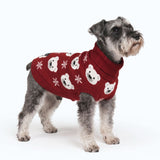 Polar Bear Dog Sweater||size:M