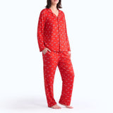 Human Pajama Pants - Red Bows||size:S,M,L,XL,2XL