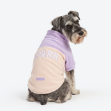 Lilac Cream Plush Fleece Dog Sweater||size:M