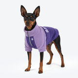 Purple Plush Fleece Dog Sweater||size:S