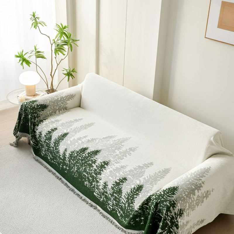 Forest Green Couch Cover