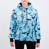 Halloween Teal Hoodie