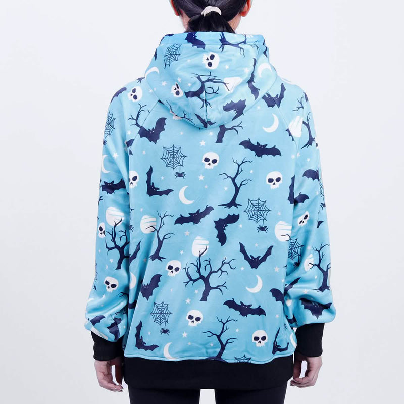 Halloween Teal Hoodie