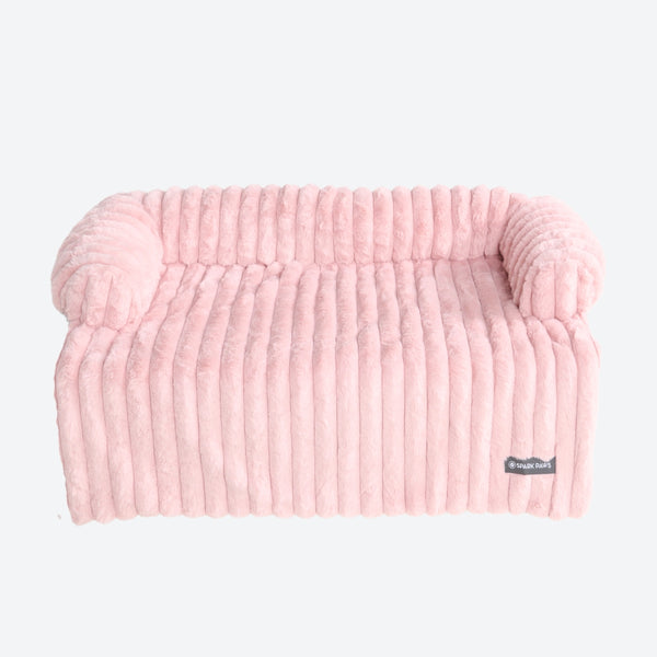 Luxury Couch Cover Dog Bed - Pink
