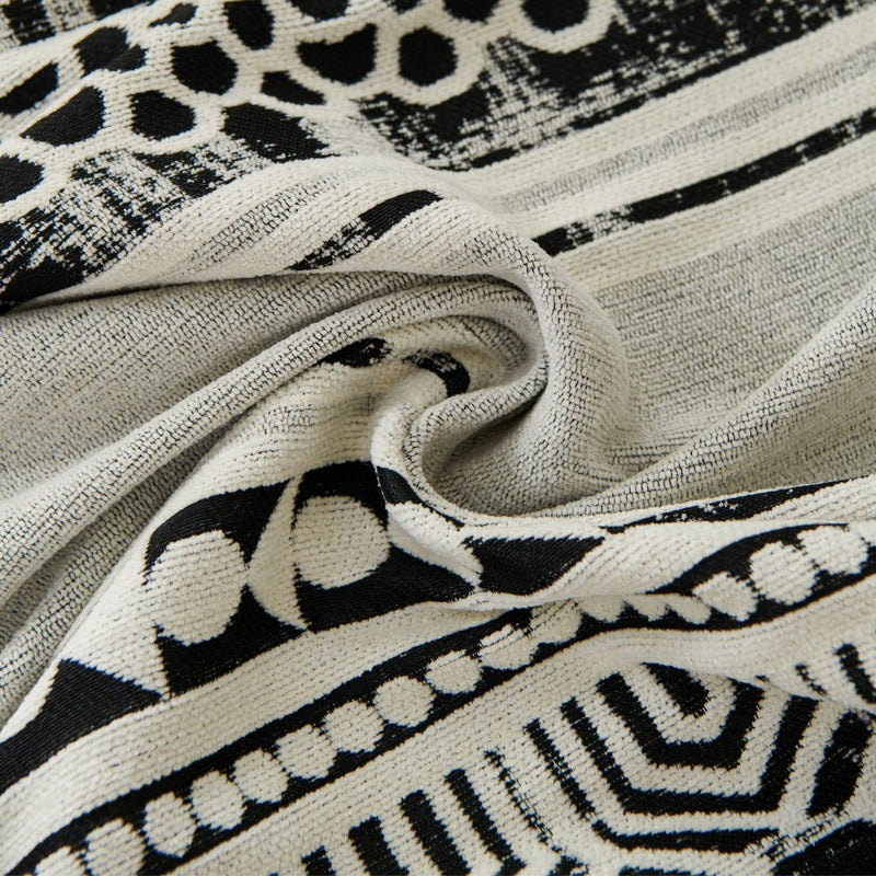 Mosaic Black Couch Cover