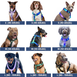 Pettorina per cani Comfort Control No-Pull - Nera