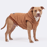 Brown Sherpa Jacket||size:4XL