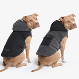 Grey and Black Reversible Jacket||size:4XL