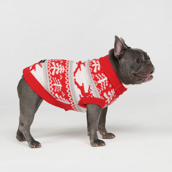 Winter Wonderland Knit Dog Sweater