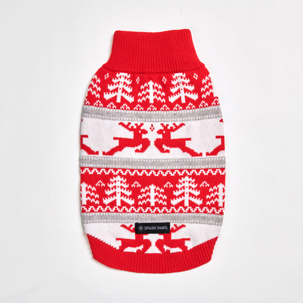 Winter Wonderland Knit Dog Sweater