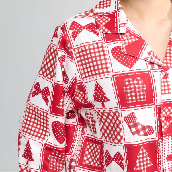 Top del pigiama umano - Patchwork Festivo