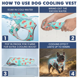 Watermelon Cooling Vest||size:S,M,L,XL,2XL,3XL,4XL