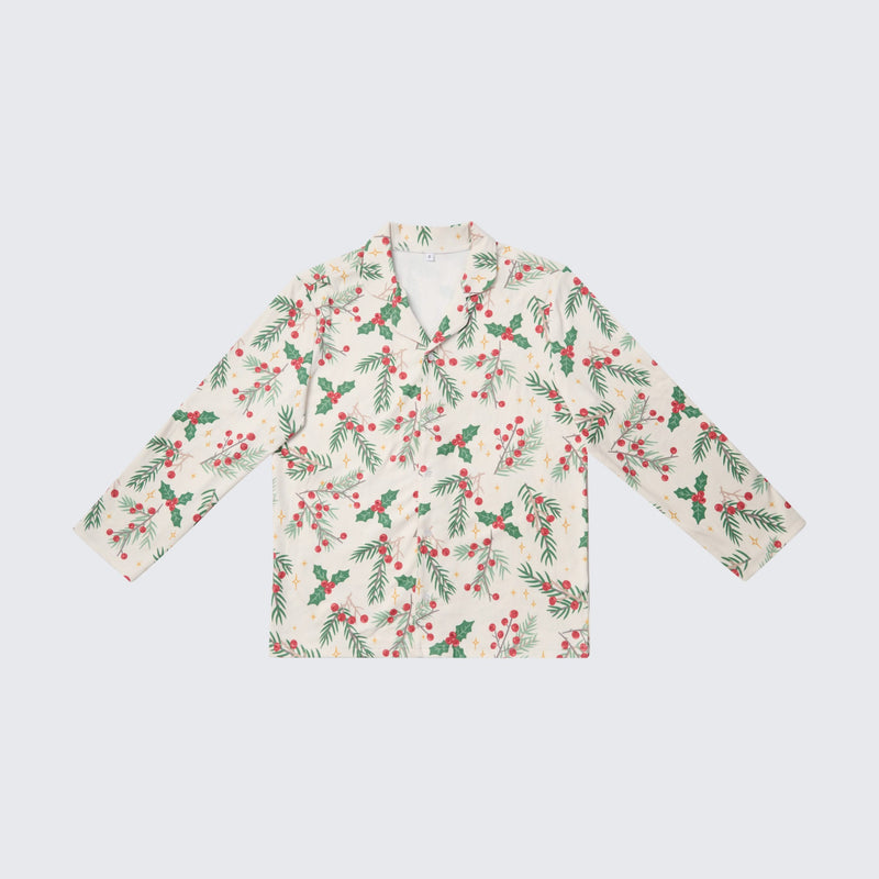 Christmas Pajama Top - Mistletoe