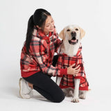 Maglione Plaid per Cani - Quadretti rossi