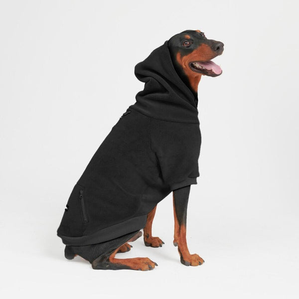 Sudadera con capucha para perro CozyFlex Utility - Negro