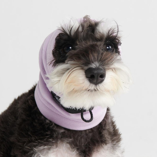 Protecteur d'oreilles anti-anxiété pour chien - Lilas