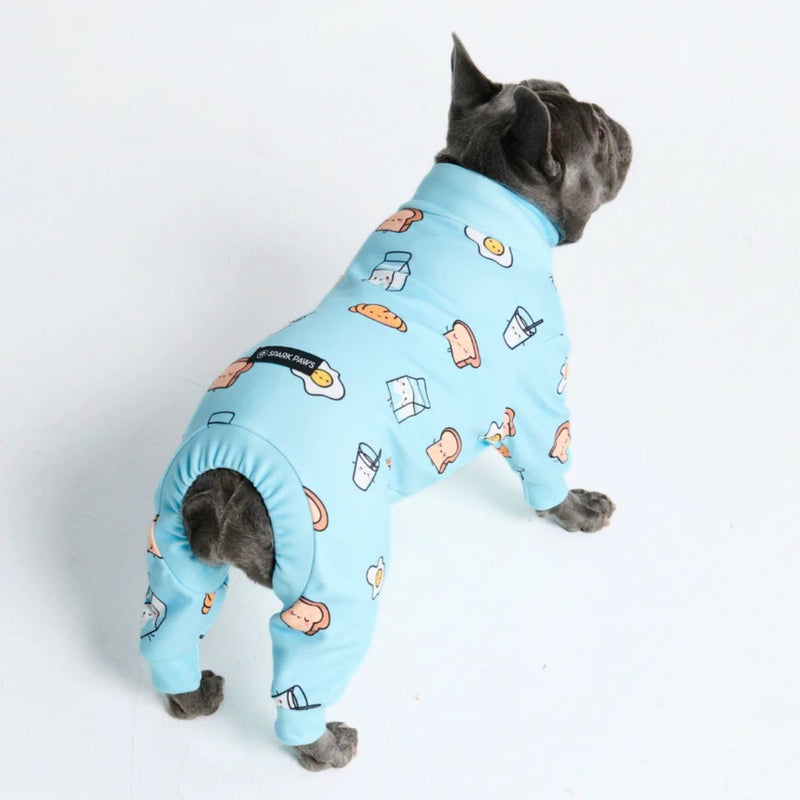 Pigiama per Cani - Colazione Blu